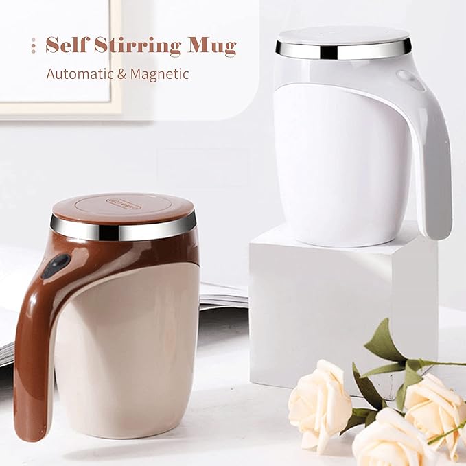 380 mL Self-Stirring Mug with Lid